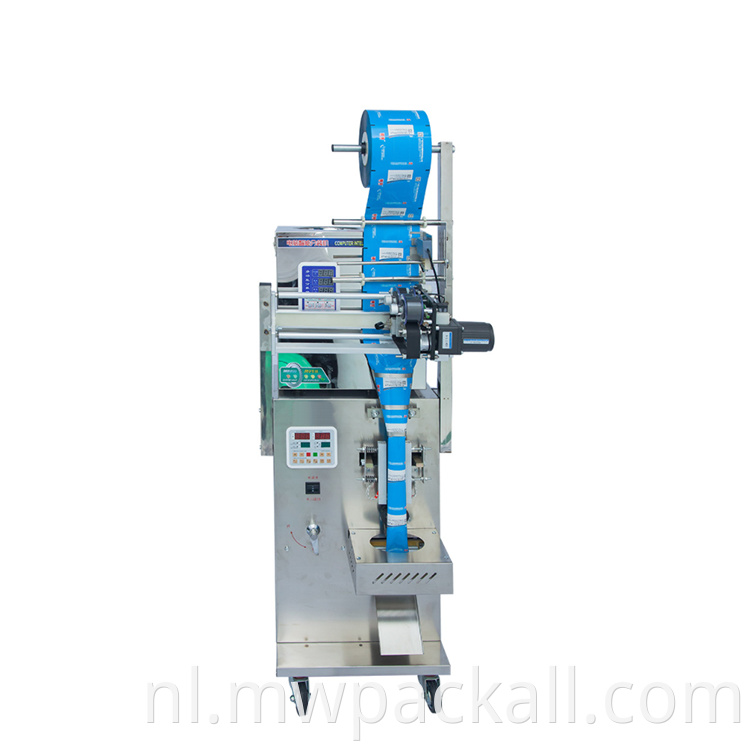 Automatische sausverpakkingsmachine Roast Duck Sauce Barbecuesaus Olie azijn Pasta Verwarming Roer vulafdichtmachine